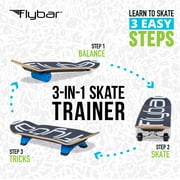 Flybar Learn to Skate, Skateboard Trainer, Balance Board for Boys and Girls, Ages 6 and up