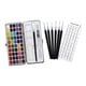 thumbnail image 1 of Set portátil de acuarela gouache con caja de metal para niños y principiantes Juego de latas de 50 colores, 1 of 9