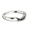 thumbnail image 3 of 0.10ct black diamond moissanite 10k White Gold Wedding Band, 3 of 4