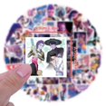thumbnail image 3 of 55PCS KPop Demon Hunters Stickers - Waterproof,Anime, Huntrix, Kpop demon hunter - Comic Peripheral Shiny Sticker Pack Props Cute Cartoon Characters Waterproof Decals Suitable As A Gift, 3 of 7