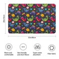 thumbnail image 3 of DarkBlue Dinosaurs InSpace Pattern Bathroom Rugs Mat,Non Slip Microfiber Bathroom Rug,Rubber Backing,Soft Bathroom Mats for Bathroom Floor,Tub and Shower,20x32in(50x80cm), 3 of 5
