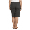 thumbnail image 4 of Turtle Bay New York Women’s Lightweight Denim Bermuda Shorts, Elastic Waist, Plus Sizes, 4 of 9