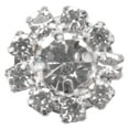 thumbnail image 2 of Crystal Rhinestone Button Flat Back Decoration DIY 15mm 20 Pcs Clear, 2 of 8