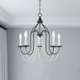 thumbnail image 4 of Livex Lighting - Alessia - 5 Light Chandelier in Farmhouse Style - 24 Inches, 4 of 11