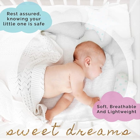 KinderSense Baby Crib Safety Tent - Pop-up See-Through Crib Net with Mosquito Net