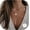 Silver C, variant on Initial Layered Necklaces for Women, 14K-Gold-Plated Coin Letter Necklace Bar Stacking Layer Necklace Multi Bar Layering Y-Necklaces Jewelry for Women