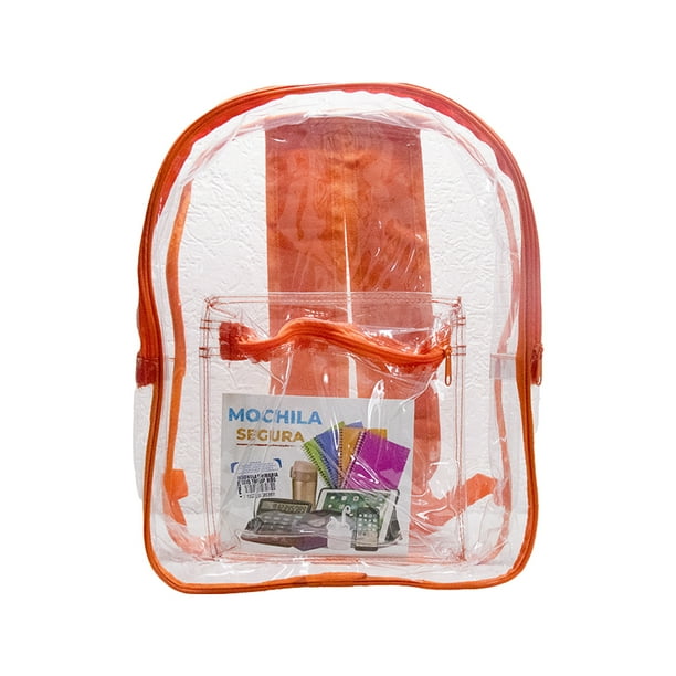 Mochila Transparente Moda Escolar Niña Niño Juvenil Impermeable