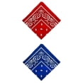 thumbnail image 1 of 2x Bandana cabello con estampado de cachemira de unisex Paisley Cowboy Bandana Head Wrap, 1 of 9