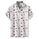 thumbnail image 3 of Camisas con botones para el día de San Valentín con estampado 3D para hombre, camisas casuales de verano de manga corta con cuello extendido para la playa, camisas de moda para hombre, 3 of 5