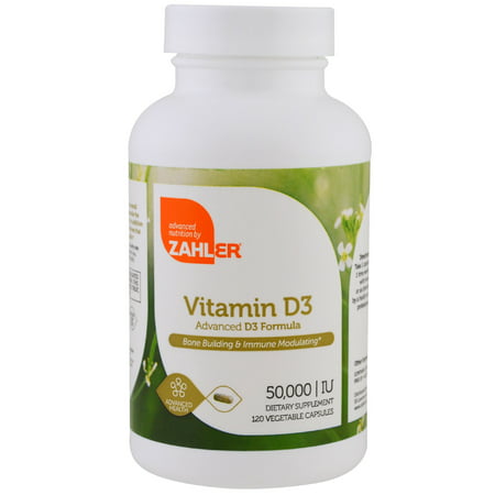 Zahler Vitamin D3 50,000IU, An All-Natural Supplement Supporting Bone Muscle Teeth and Immune System, Advanced Formula Targeting Vitamin D Deficiencies, Certified Kosher, 120 (Best Vitamins For Muscle Recovery)
