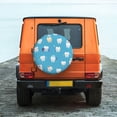 thumbnail image 2 of Daiia Cute Healthy Teeth Tire Covers , Travel Trailer Camper Truck SUV Motorhome Waterproof Wheel Cover, Sun Rain Snow Protector-17 inch, 2 of 9