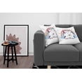 thumbnail image 3 of Ambesonne Rainbow Throw Pillow Cover 2 Pack, Unicorn Couple, 18", Multicolor, 3 of 7