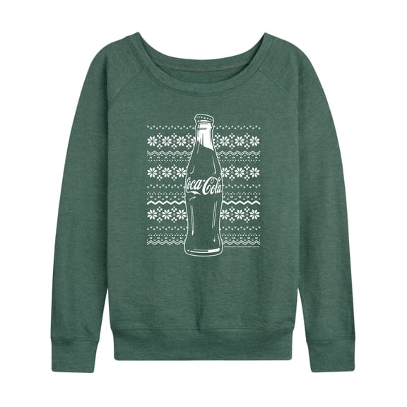 Coca-Cola - Holiday Sweater - Women's French Terry Long Sleeve Pullover
