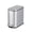Silver, variant on Garvee Small Bathroom Trash Can with Lid Soft Close, 1.3 Gallon, Stainless Steel, White