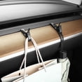 thumbnail image 6 of 2Pcs Car Grocery Bag Hooks Organizer Luggage Bag Holder Water Bottles Hanger for Model Y Installation Dashboard, 6 of 8