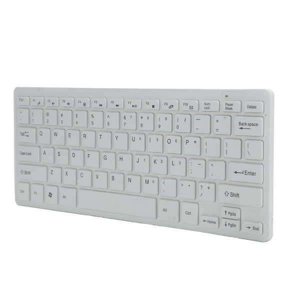 Keyboard And Mouse Suit, Comfortable Full Smart Sleep Wireless Mouse Keyboard Mouse Combo With Keyboard Fil For Office For Home White
