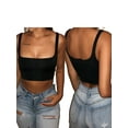 thumbnail image 4 of BeQeuewll Women Summer Tank Vest Crop Top Beach Sleeveless Pullover Camis, 4 of 4