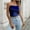 Blue, variant on Spaghetti Straps Stretch Vest Thin Strap Tank Tops Tank Tops for Women Going Out Cami Breathable Stretch Fitted Sleeveless Camisole Top Sleeveless Tank Stretch Camisole Khaki L