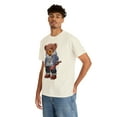 thumbnail image 5 of Dope graphic bear with baseball bat Unisex Heavy Cotton Tee, 5 of 8