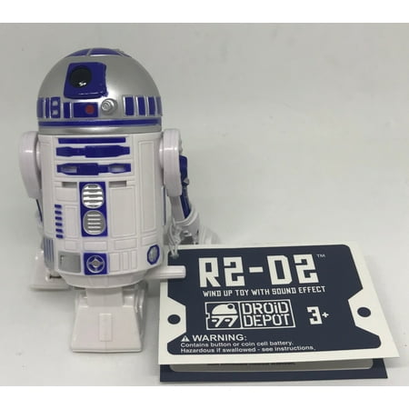 Disney Parks Star Wars Galaxy Edge Droid Depot R2-D2 Wind Up Toy Sound New w Tag