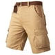 thumbnail image 1 of pstuiky Pantalones cortos cargo para hombre, Pantalones cortos casuales de moda para hombre con múltiples bolsillos, estilo cargo, para trabajo, lisos Pantalones cortos de baloncesto, 1 of 8