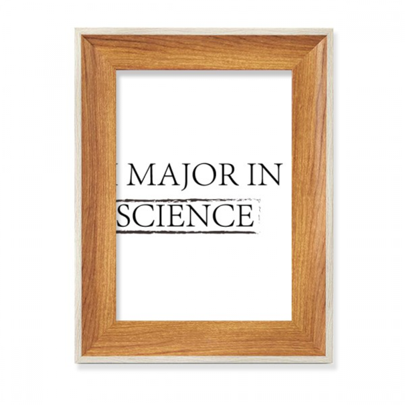 I Majeur dans la Science de Bureau Cadre Photo en Bois Affichage Image Art Peinture Multiples Ensembles