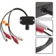 thumbnail image 2 of PTOOTP Perilla de control de volumen de audio de graves y ganancia de amplificador estéreo para automóvil con conector RCA de 2 vías, 2 of 7