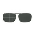 thumbnail image 4 of Solar Shield Dioptics Unisex Rectangle Fashion Sunglasses Gunmetal, 4 of 7