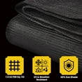 thumbnail image 5 of Core Tarps 60% Black Shade Cloth with Grommets - 50 X 50 FT Heavy Duty Mesh Tarp - Sun Shade Cloth for Garden Vegetables Plants Greenhouse Outdoors Backyard Fences Dump Trucks Patio Mesh Shade Tarp, 5 of 8