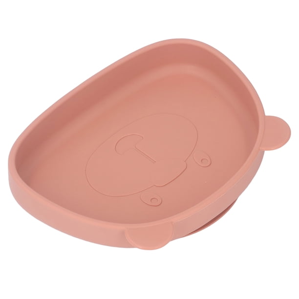 Plato de Silicona Portátil para bebé Fuente de Alimentación de Plato de Succión de Silicona con Forma de Panda Lindo para Bebés ANGGREK Otros