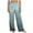 Light Blue#01, variant on Wide Leg Pants for Women Flowy Palazzo Drawstring Elastic Waist Hawaiian Pants with Pockets Summer Beach Vacation Tropical Floral Print Pants Pink S