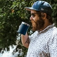 thumbnail image 4 of GROSCHE Everest Stainless Steel Coffee Mug 14oz with Lid and Handle, Mountain Blue, 4 of 8