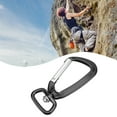 thumbnail image 4 of Double Ended Rotatable Hook, Multipurpose 882lb Portable Rotating Snap Hook 360 Degree Rotation  For Dog Leash For Outdoor Kite Golden Yellow,Black,Silver,Rose Red, 4 of 8