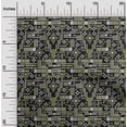 thumbnail image 1 of oneOone Viscose Chiffon Fabric Stripe & Square Geometric Decor Fabric Printed BTY 42 Inch Wide, 1 of 4