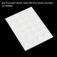 thumbnail image 3 of Unique Bargains Photo Corners Adhesive DIY Picture Mounting Sticker White 10 Sheets/240 Pcs, 3 of 5