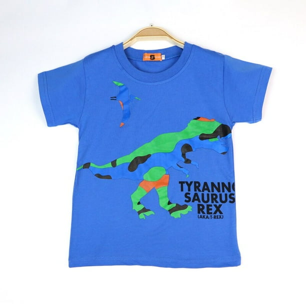 Gar ons dessin anim T shirts enfants dinosaure impression T shirt pour gar ons enfants t manches courtes T shirt couverture en coton v tements
