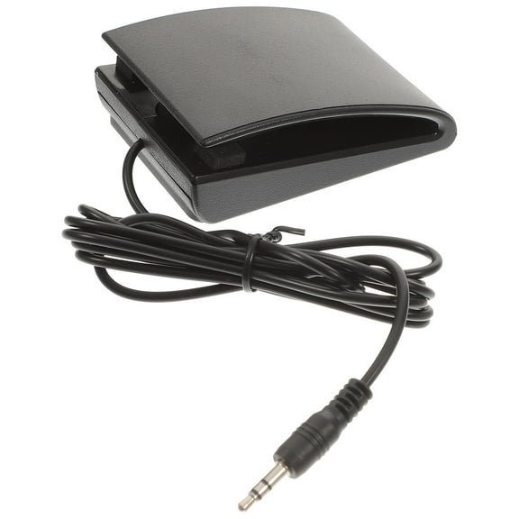 WESIEVYA 1Pack Electronic Piano Pedal with 160cm Cable Length for Music Practice 9x6.5in
