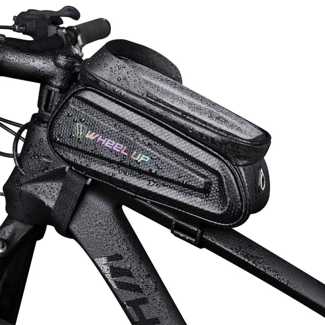 7in Bike Phone Mount Front Frame Bag Waterproof Reflective