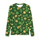 thumbnail image 3 of Blusas y camisas de manga larga con cuello redondo y estampado de San Patricio para niños, blusa informal de manga larga con cuello redondo, blusa de poliéster para niñas, 3 of 4