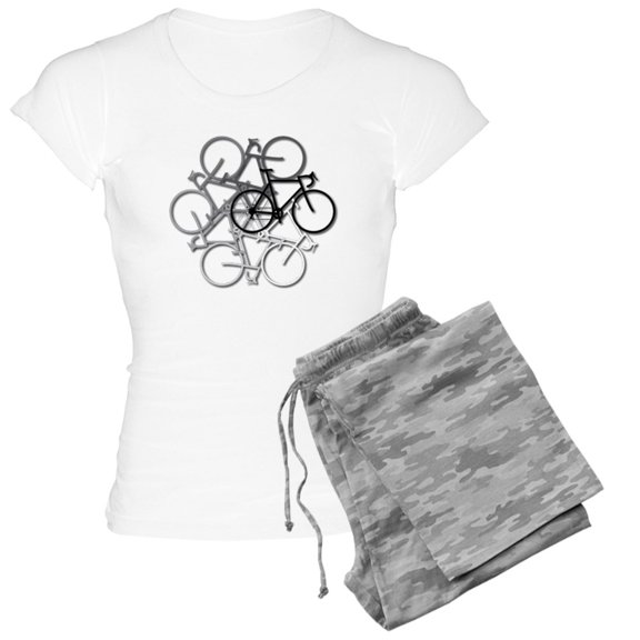 CafePress - Bicycle Circle - Women's Light Pajamas