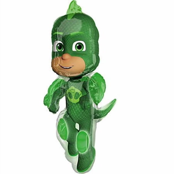 Mayflower Products PJ Masks Gekko 4th Birthday Party Supplies Balloon Bouquet Decorations