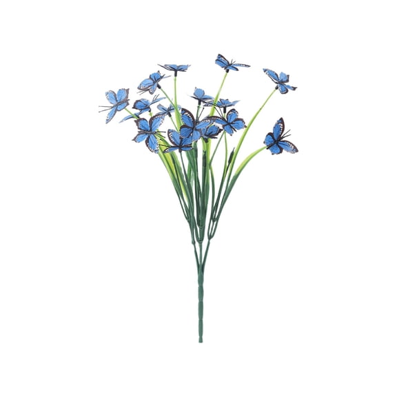 Artificial Flowers, Fake Flower With Butterfly, Silk Floral Picks for Living Room, Table Centerpiece, Wedding Decoration, Party Scene Arrangement Art