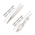 thumbnail image 4 of Curved Tip Tweezers, Various Models Wear Resistant Jewelry  6PCS  For DIY Crafts, 4 of 8