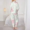 thumbnail image 6 of Goofa Cute Pigs Printed Women’s 2 Piece Pajama Set Super,Pajamas Women's Long Sleeve Sleepwear Soft Button Down Loungewear Pjs Lounge Set Nightwear-X-Large, 6 of 9