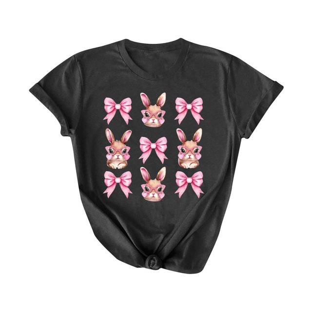 Mujeres Pantalones Cortos de Manga Corta Impresa Floral Cuello Redondo Superior / Camisa Poliéster, Blusa Casual de Moda para el Uso Diario Del Hogar