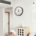 thumbnail image 6 of Voice Activated Clock with Glow Light 12 Inch Large Silent Wall Clock Battery Operated for Home Decor Bunny Surrounded by Roses, 6 of 8