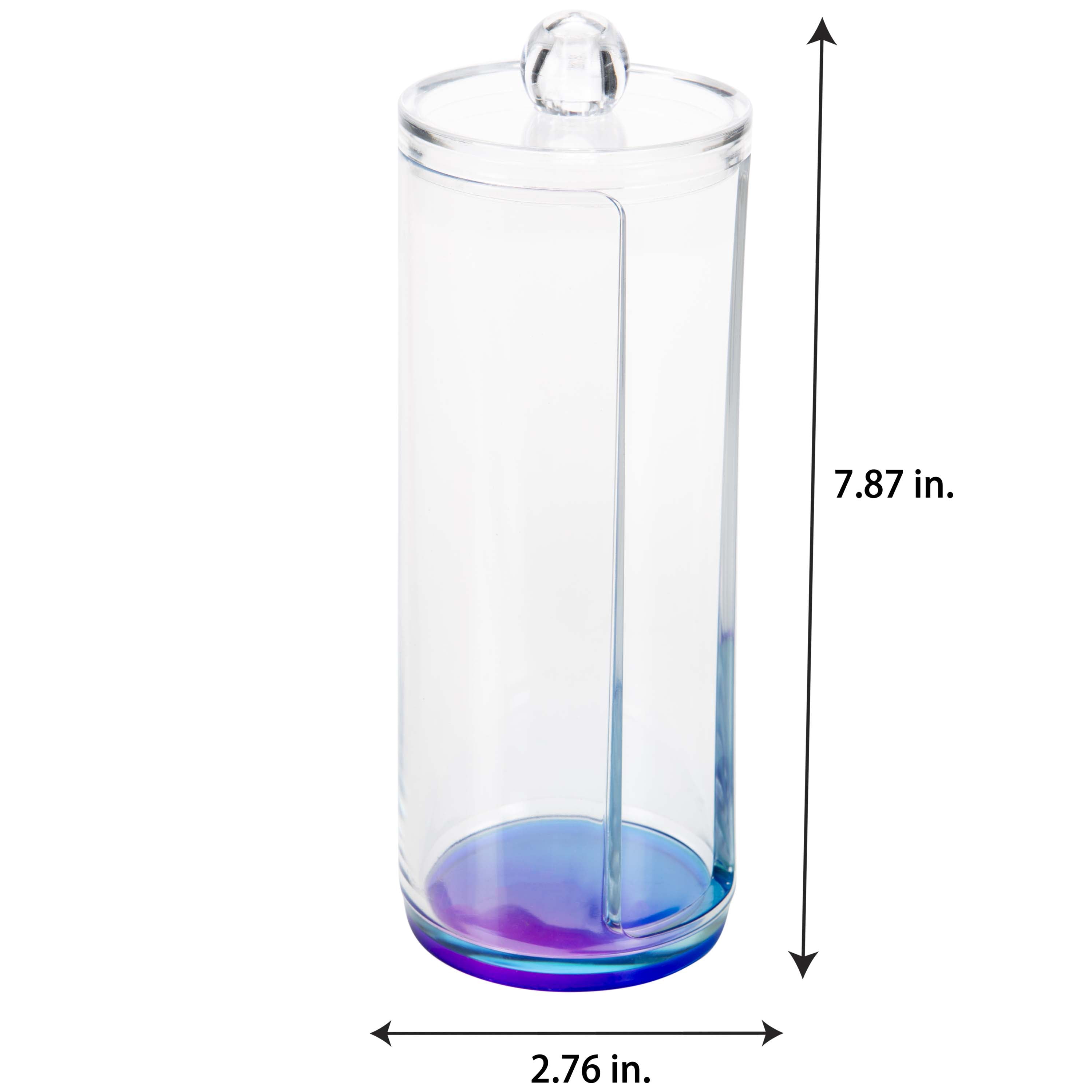 Simplify Cotton Pads Holder Bathroom Canister in Ombre