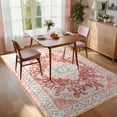 thumbnail image 4 of Ultrug Vintage Rugs Soft Accent Area Rug Retro Distressed Medallion Carpet for Bedroom Living Room Home Decor,4'x6',Gold, 4 of 7