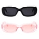thumbnail image 4 of Gafas de sol BUTABY Rectangulares de estilo retro UV400 para mujer, 4 of 7