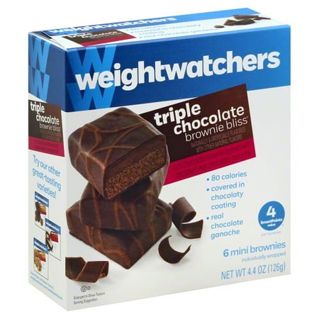 Dawn Food Products Weight Watchers Brownie Bliss Brownies, 6 ea